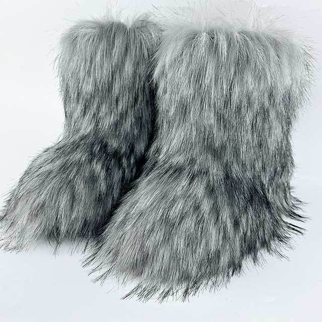 Fluffy Fuzzy Snow Boots