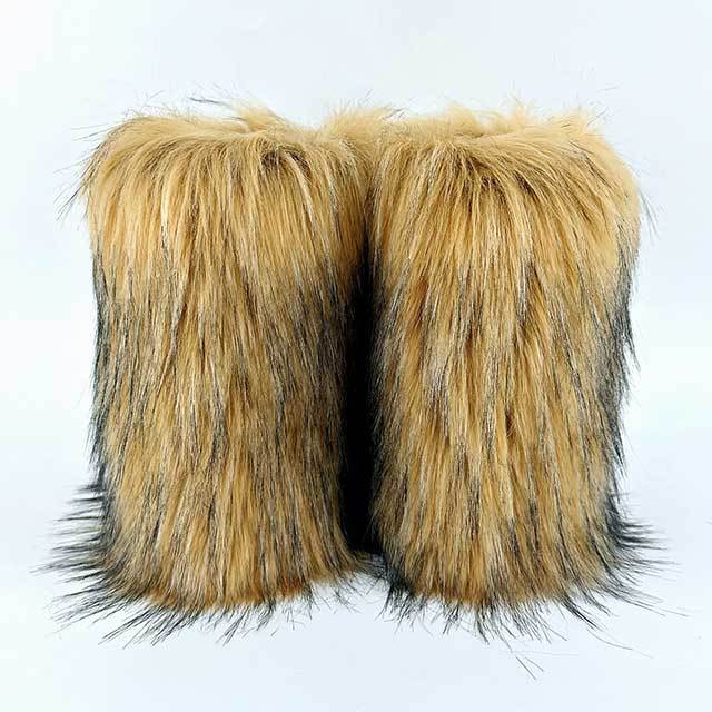 Fluffy Fuzzy Snow Boots