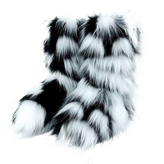 Fluffy Fuzzy Snow Boots