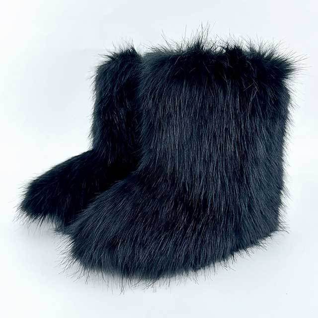 Fluffy Fuzzy Snow Boots