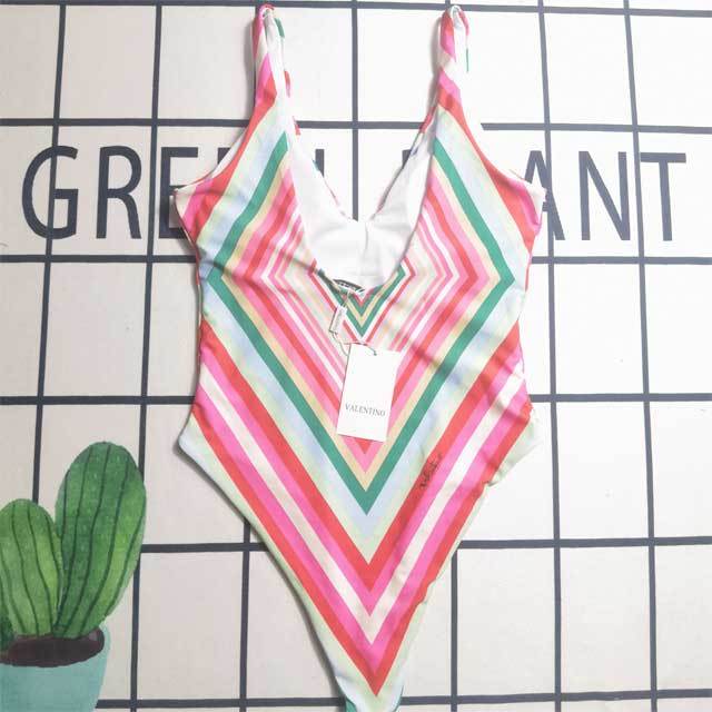 Printed Fashion Sleeveless One Piece Swimsuit