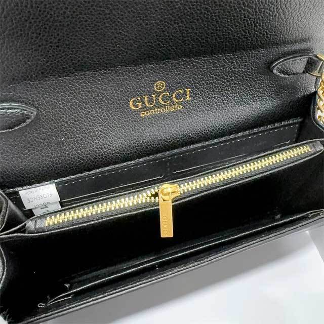 Chained Leather Fashion Messenger Bag