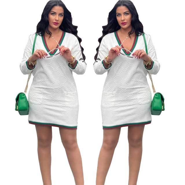 Knit Jacquard Sweater Dress