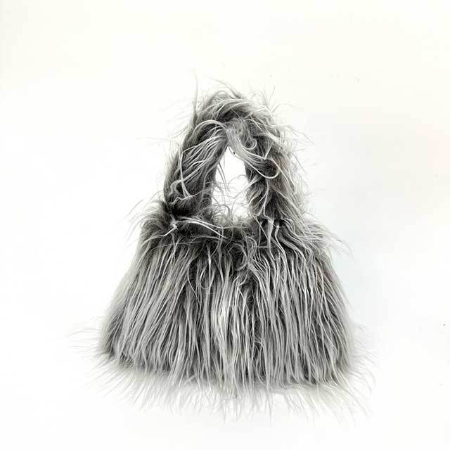 Faux Wool Tote Bag