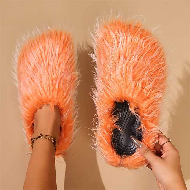 Fuzzy Plush Fur Slippers