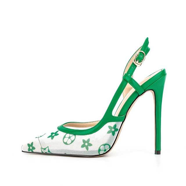 Pointed Toe High Heeled Sandals