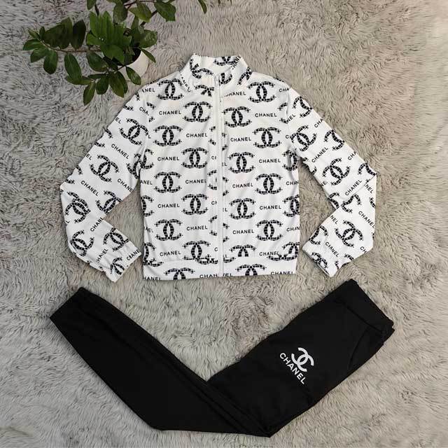 Printed Fashion Casual Tracksuit Set