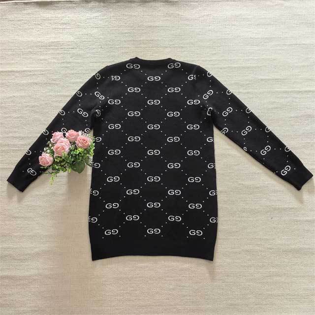 Knit Long Sleeve Sweater Dress