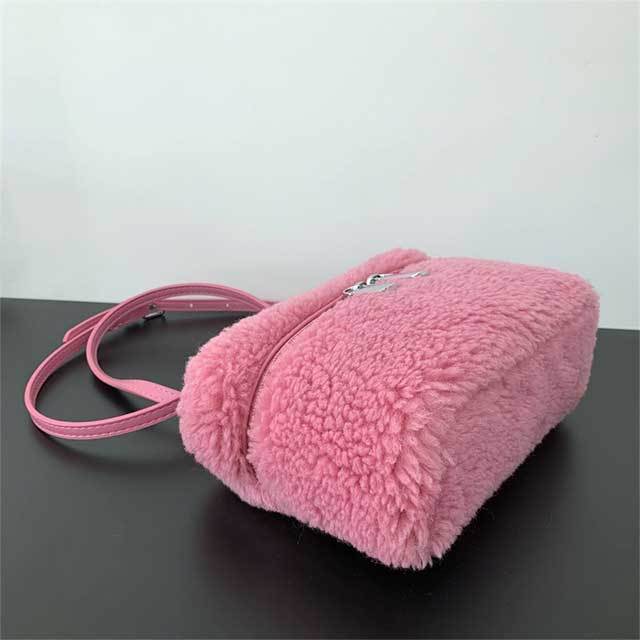 Vintage Furry Makeup Bag