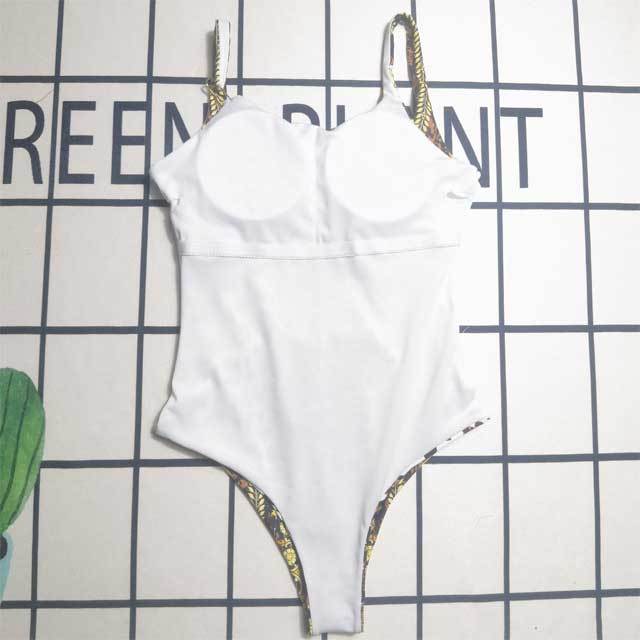 Printed Backless Sexy One Piece