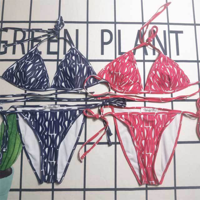 Printed Strappy Sexy Bikini Set