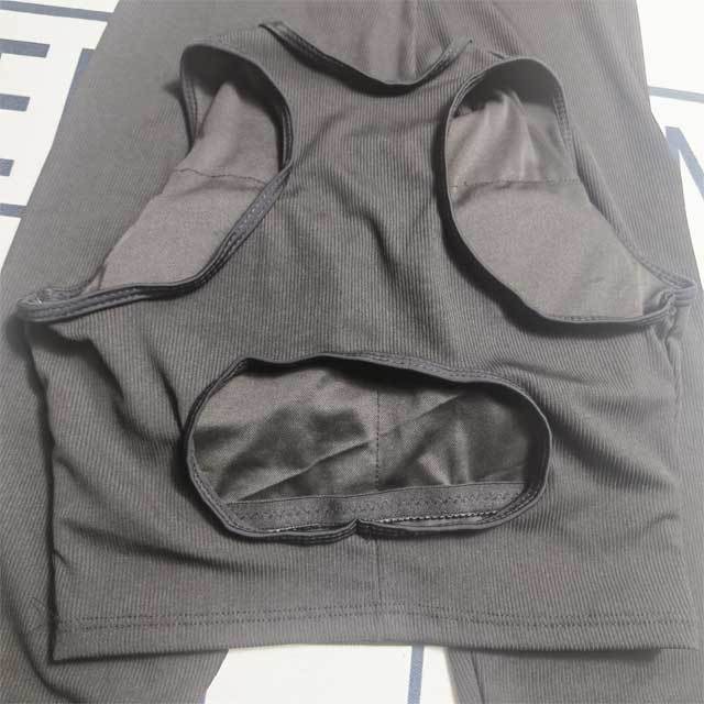 Letter Print Tank Top Skinny Jogging Suit