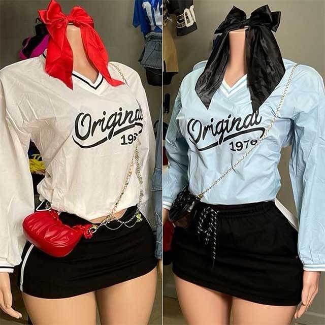 Lazy Girl Casual Skirt Set (top+skirt+hair clips)