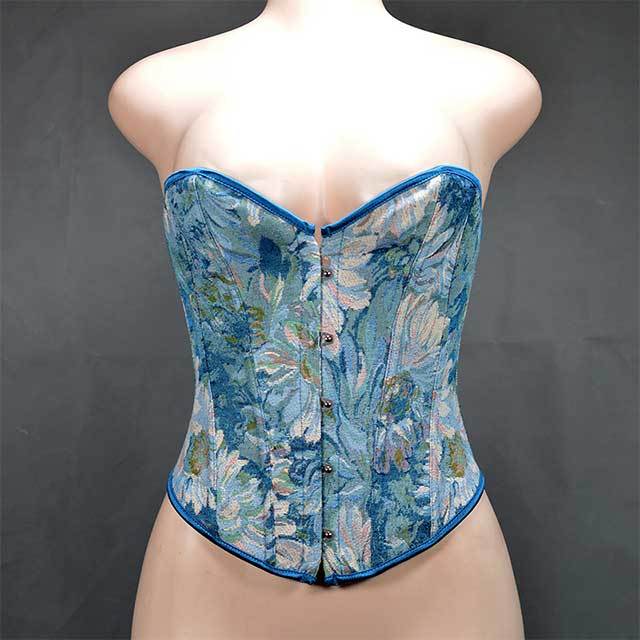 Painting Style Tube Top Corset