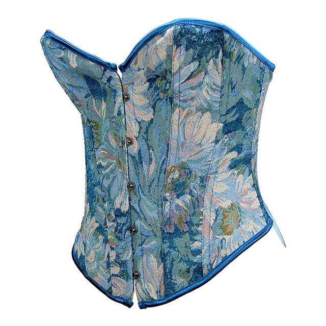 Painting Style Tube Top Corset