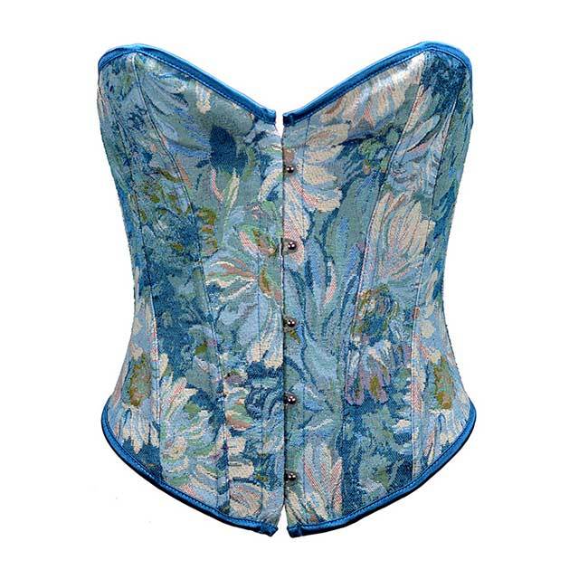 Painting Style Tube Top Corset
