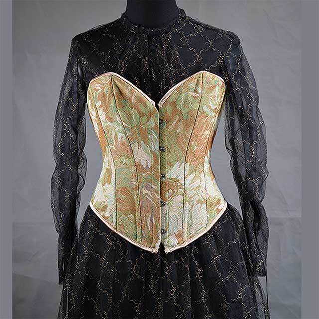 Painting Style Tube Top Corset