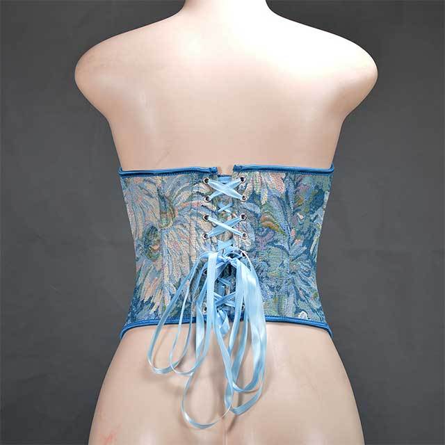 Painting Style Tube Top Corset