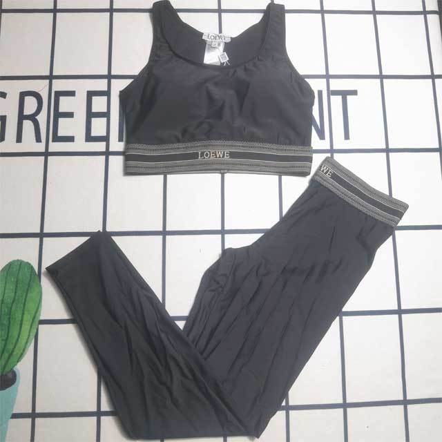 Tank Top Skinny Jogging Pants Set