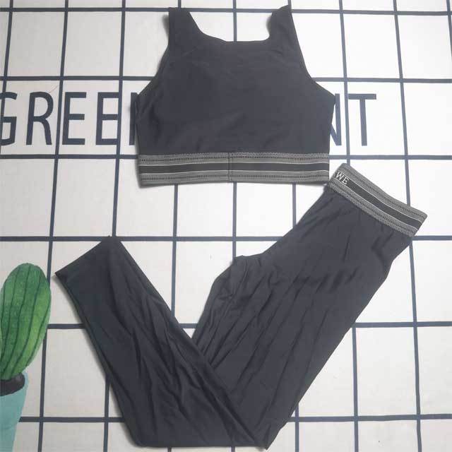 Tank Top Skinny Jogging Pants Set