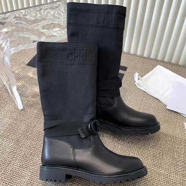 Leather Fashion Women Vintage Middle Boots