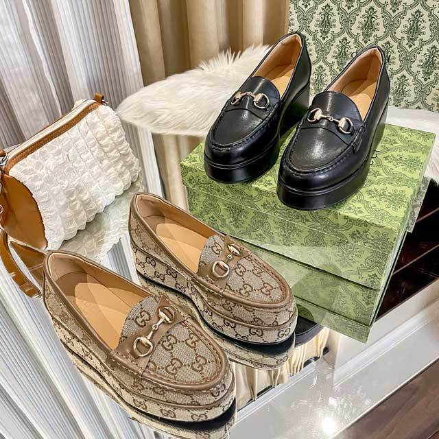 Leather Fashion Platform Shoes
