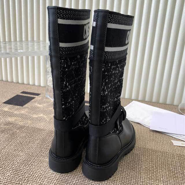 Leather Fashion Women Vintage Middle Boots