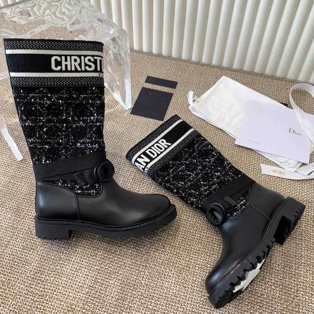 Leather Fashion Women Vintage Middle Boots