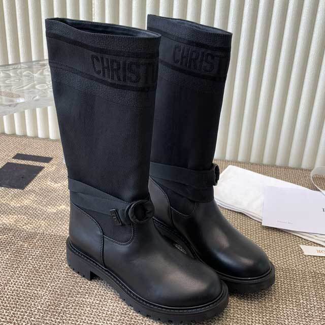 Leather Fashion Women Vintage Middle Boots