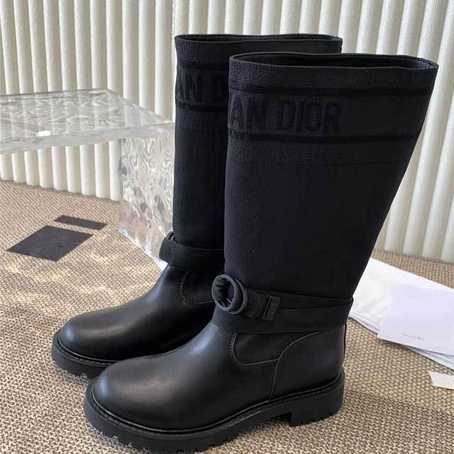 Leather Fashion Women Vintage Middle Boots