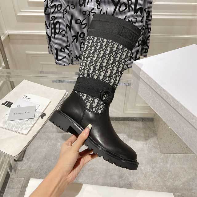 Leather Fashion Women Vintage Middle Boots