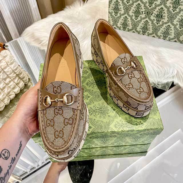Leather Fashion Platform Shoes