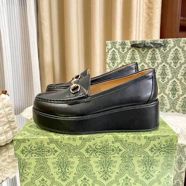 Leather Fashion Platform Shoes