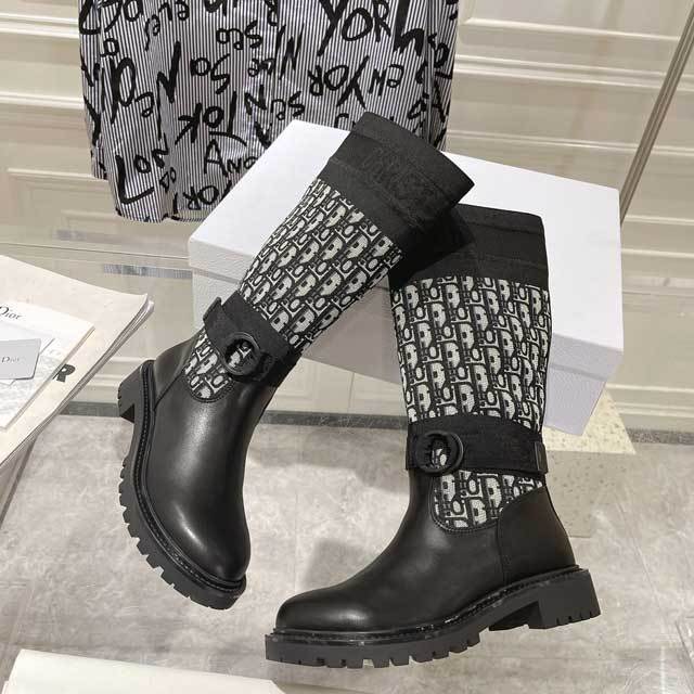 Leather Fashion Women Vintage Middle Boots