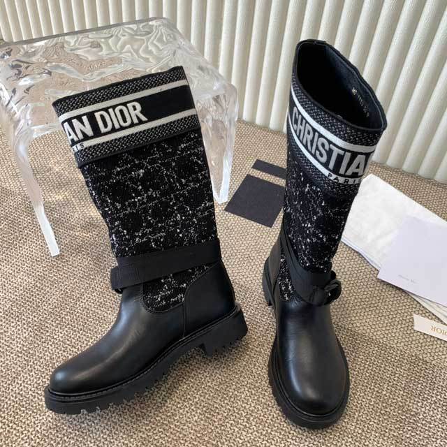 Leather Fashion Women Vintage Middle Boots