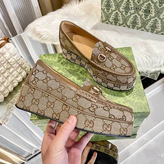 Leather Fashion Platform Shoes