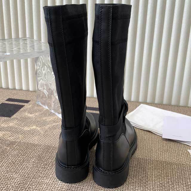 Leather Fashion Women Vintage Middle Boots