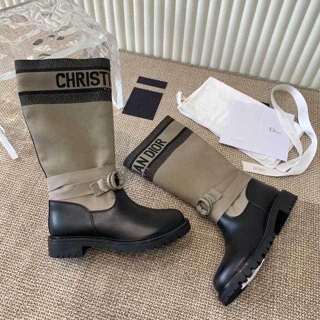 Leather Fashion Women Vintage Middle Boots