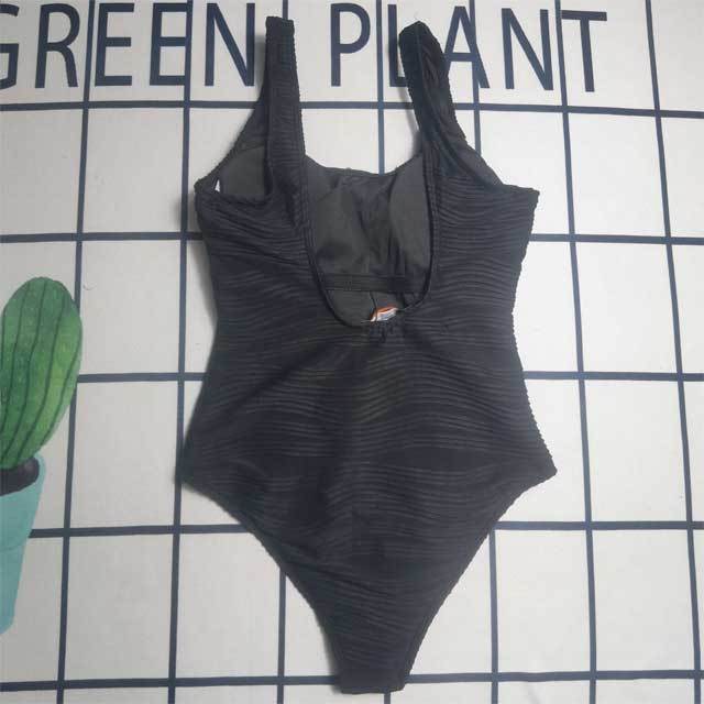 Embroidery Sleeveless One Piece Swimsuit
