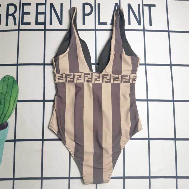 Sleeveless Striped Sexy One Piece
