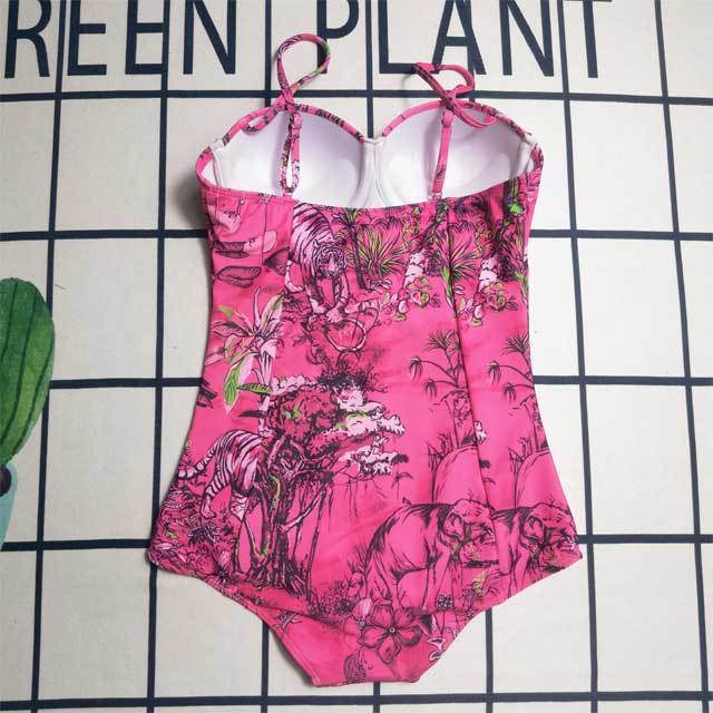 Fashion Print Cami One Piece Swimsuit