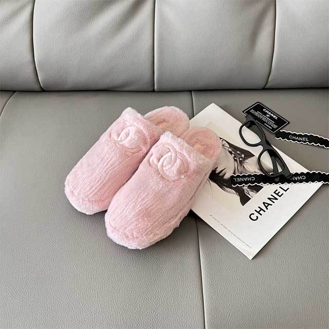 Fashion Thick-soled Furry Slippers