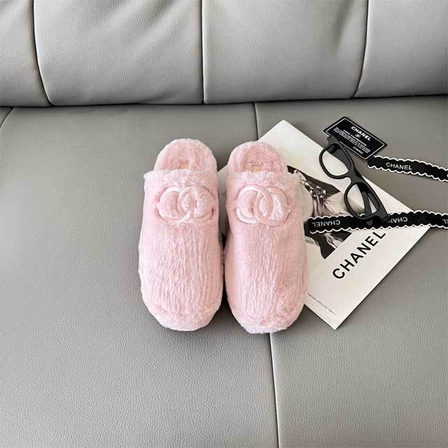 Fashion Thick-soled Furry Slippers