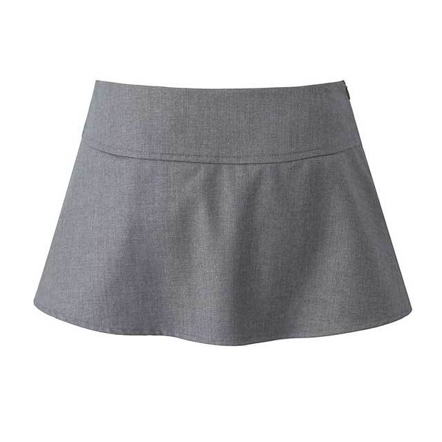 Bow Pleated Mini Skirt