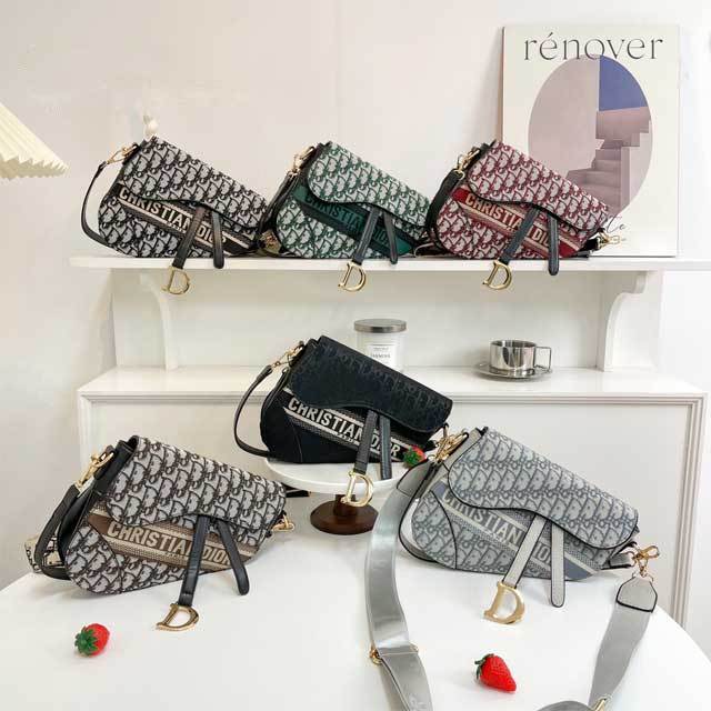 Printed Fashion Women Crossbody Saddle Bag