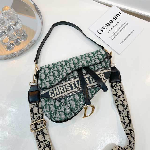 Printed Fashion Women Crossbody Saddle Bag