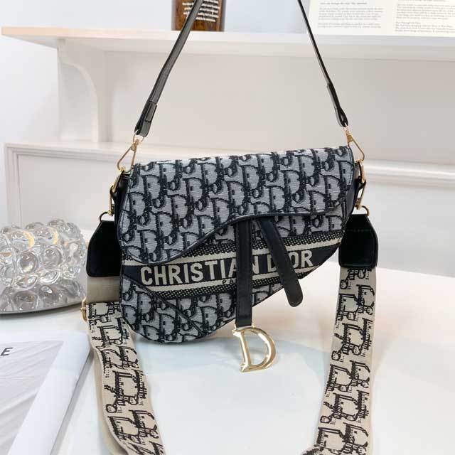 Printed Fashion Women Crossbody Saddle Bag