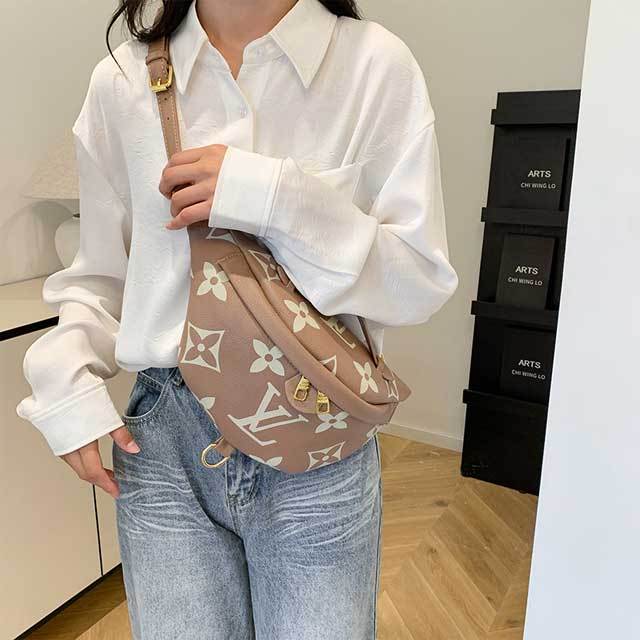 Printed Fashion Leather Fanny Pack