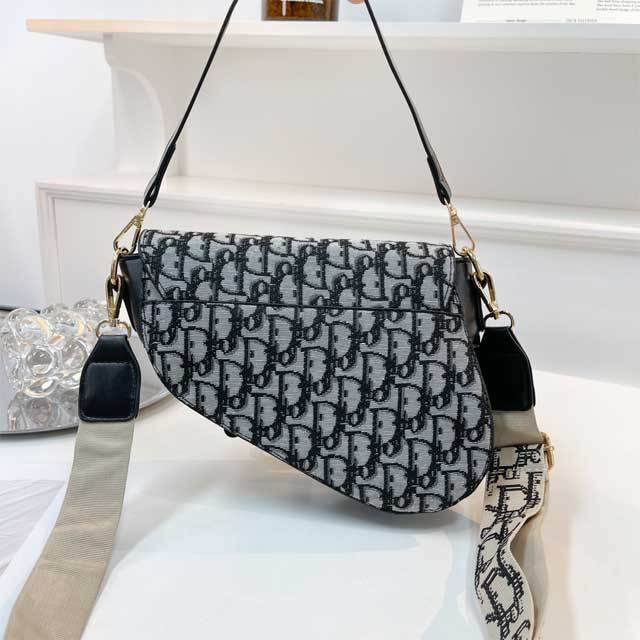 Printed Fashion Women Crossbody Saddle Bag