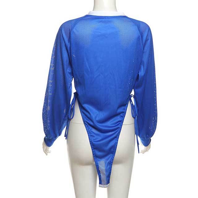 Long Sleeve Teddies Top Bomber Skirt Set